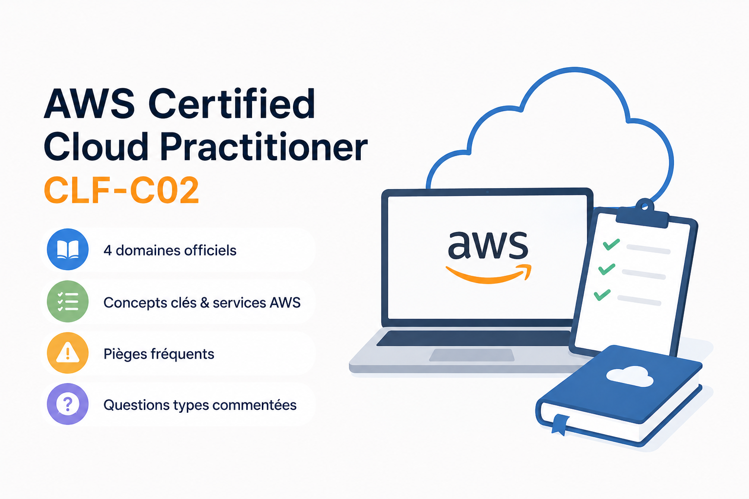 Lire la suite à propos de l’article AWS Cloud Practitioner CLF-C02 — Guide de préparation complet 2026