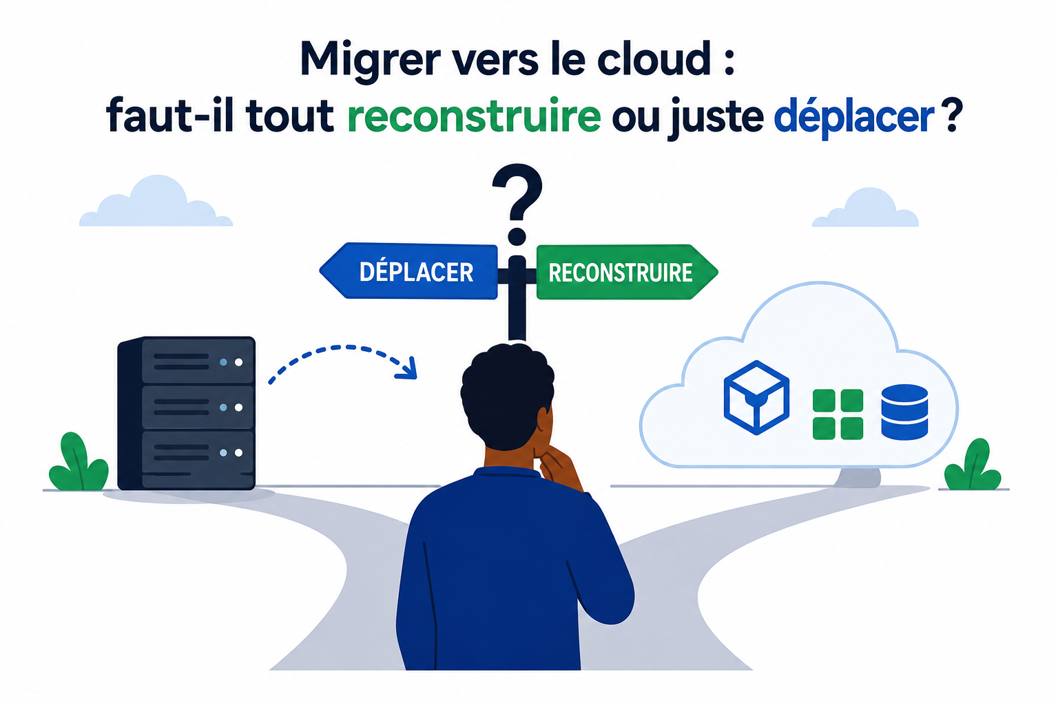 Lire la suite à propos de l’article Migrer vers le cloud : faut-il tout reconstruire ou juste déplacer ?